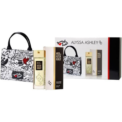 Set cadou parfum, Alyssa Ashley, cu geantă și spray 100ml
