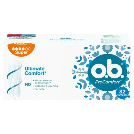 Ob Tampon ProComfort, Johnson & Johnson, Super, 32 buc