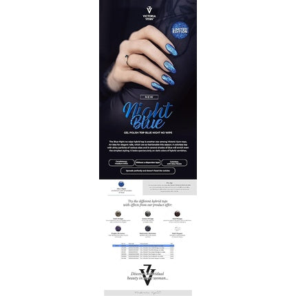 Lac Gel, Victoria Vynn, Night Blue, 8ml