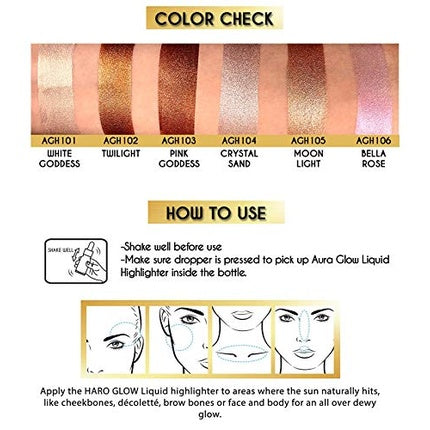 Lichid de iluminare, J.Cat Beauty Halo Glow White Goddess, 15ml, alb