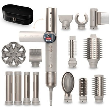 Perie cu aer cald Cecotec CeramicCare 14-in-1 AirGlisse, 1400 W, Champagne
