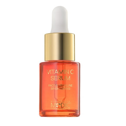 Serum facial Pierre Rene Vitamin C Brightening, 15ml, sticlă portocalie cu dozator