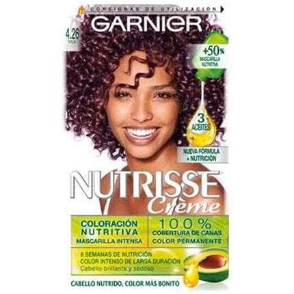Vopsea permanentă Garnier Nutrisse, Violin 4.26, 80g