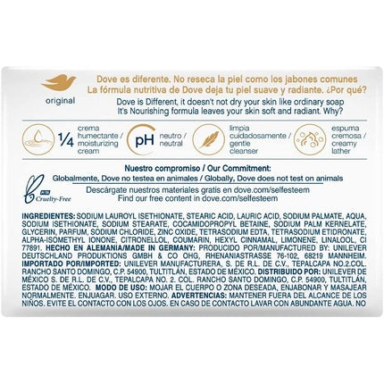 Dove Beauty Cream Bar Gentle Cleanser cu 1/4 cremă hidratantă 135g