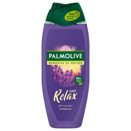 Gel de duș Palmolive, Memories of Nature Sunset Relax, 500ml, cu lavandă