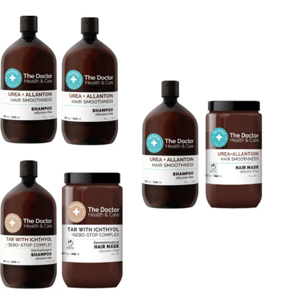 Set Îngrijire Păr, The Doctor, maroniu, 946ml