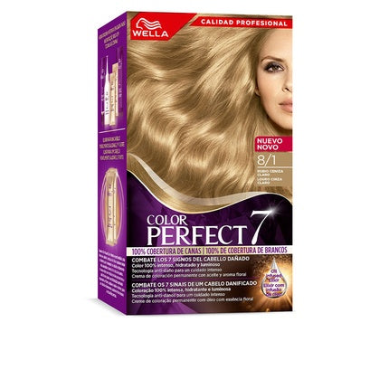 Vopsea de păr, Wella, Color Perfect, blond cenușiu deschis