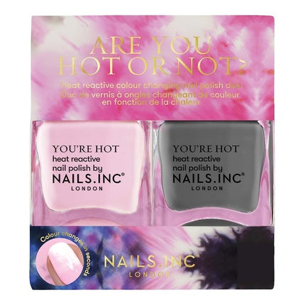 Lac de unghii, Nails Inc, Are You Hot or Not, roz si gri