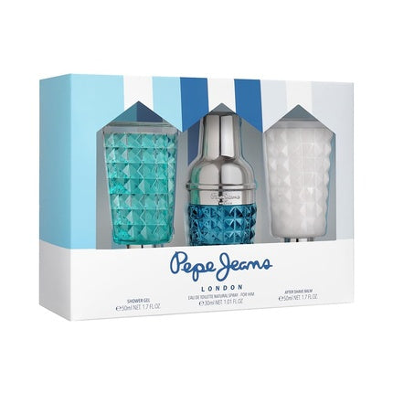Set cadou parfum Pepe Jeans London Him, EDT pentru bărbați, 30ml + gel de duș 50ml + loțiune post-epilare 50ml