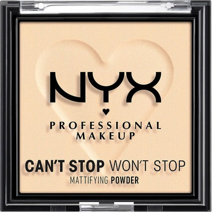 Pudră matifiantă, NYX, Can't Stop Won't Stop, Fair