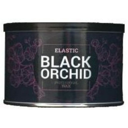 Elastic Primalinea Ss Wax, Black Orchid, 400ml, Ambalaj metalic negru cu design floral