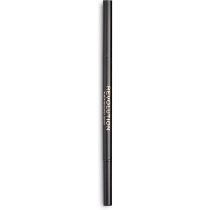 Creion sprâncene, Makeup Revolution, vârf fin, maro închis