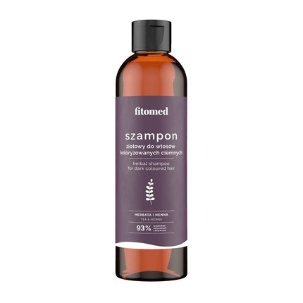 Șampon Fitomed cu Henna pentru Păr Culoare Întunecată, 250ml