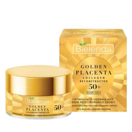 Cremă Anti-Rid Bielenda Golden Placenta, 50ml, aurie