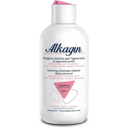 Gel de duș intim Istituto Ganassini Alkagin Soothing Detergent, 400 ml, Lily