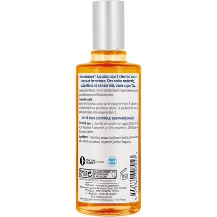 Ulei de autobronzant Natessance Carrot Oil 50ml