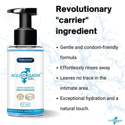 Lubrifiant intim, Aqua Orgasm, 150ml, incolor