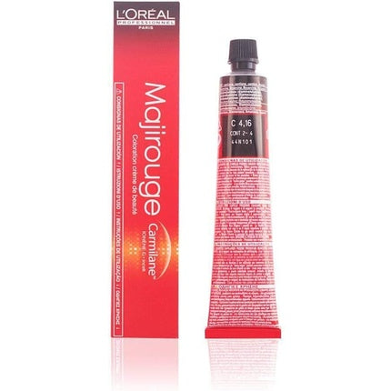 Vopsea de păr, L'Oréal, Majirouge 4.16, 50ml