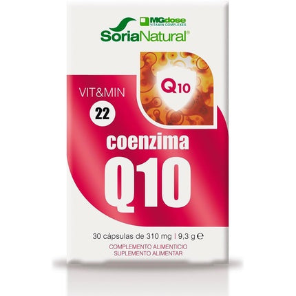 Supliment alimentar, Soria Natural, C-22 Coenzima Q10, 30 tablete