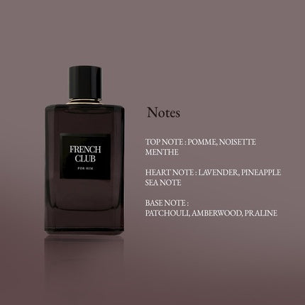 Apă de Toaletă, Yves De Sistelle, French Club, 90ml, negru