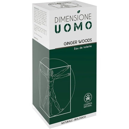 Apă de Toaletă, Dimensione Uomo, Ginger Woods, verde, 100ml