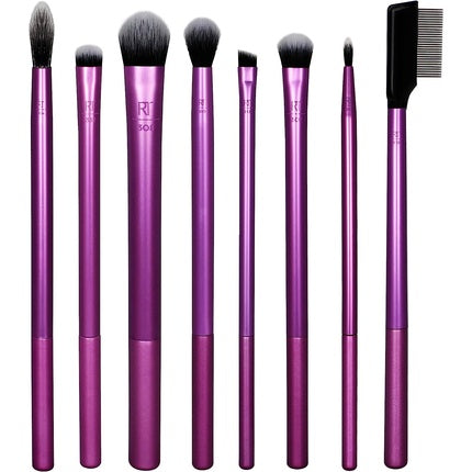 Set Pensa pentru Machiaj Ochi, Real Techniques, Everyday Eye Essentials, 8 bucati