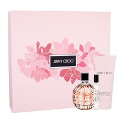 Set Cadou Parfum Jimmy Choo, 3 Elemente, 100 ml Eau de Parfum, 100 ml Loțiune de Corp, 75 ml Eau de Parfum