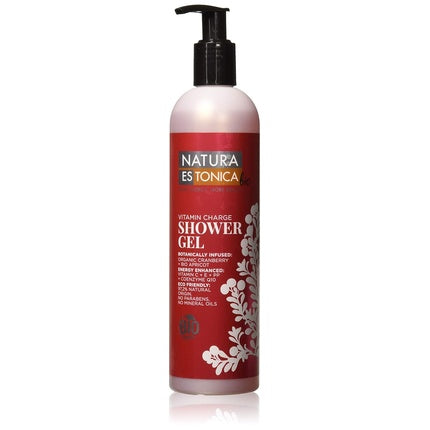 Gel de duș, Natura Estonica Bio, Vitamin Charge, 400ml