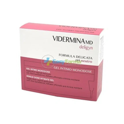 Gel Intim Vidermina MD, Istituto Ganassini, Deligyn, pH Neutru, 6 Doze