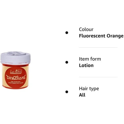 Vopsea păr, La Riche Directions, 88ml, portocaliu fluorescent
