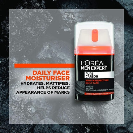 Cremă hidratantă, L'Oréal Paris, Pure Carbon, 50ml