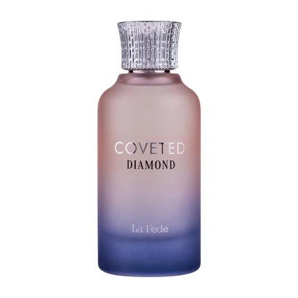 Parfum La Fede Coveted Diamond, 100 ml, Sticlă gradient roz-albastru, capac argintiu texturat