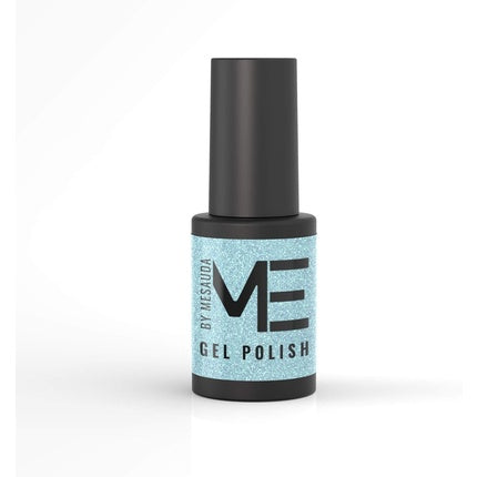 Gel Polish Me By Mesauda N219 Mermaid, albastru deschis glitterat, 5ml