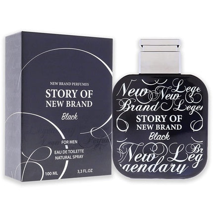 Perfumă New Brand Story Of Black EDT Spray, 100 ml, Negru