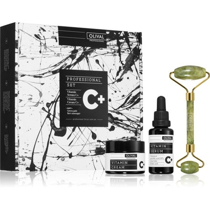 Set Îngrijire Facială Olival Professional C, Serum și Cremă cu Vitamina C, 220g