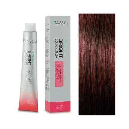 Vopsea de păr Tassel New Bright Colour N56, 100ml, Roșu castaniu deschis