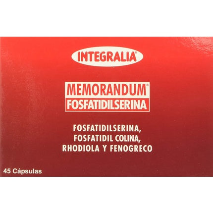 Supliment nutritiv Integralia Memorandum, 45 capsule, fosfatidilserina