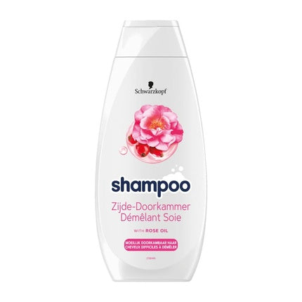 Șampon Schwarzkopf Silk Detangler cu ulei de trandafir, 495g