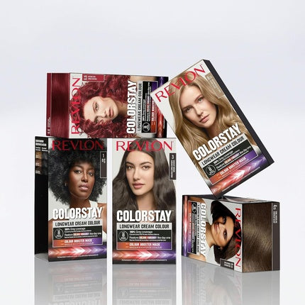 Vopsea păr, Revlon ColorStay, cremă, maro mediu