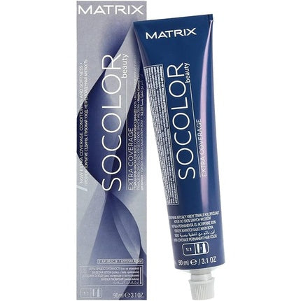 Vopsea pentru păr Matrix Socolor Beauty Extra Coverage 509AV, Maro Deschis Cenușiu Violet, 90ml
