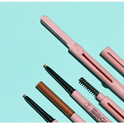 Creion Sprâncene 3-in-1 J. Cat Beauty, Culoare Rich Brown