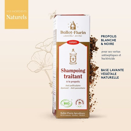 Șampon Ballot Flurin Purificat cu Propolis Organic, 150ml