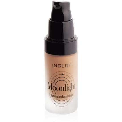 Primor Iluminator Inglot Moonlight Face Primer New Moon 22, 10 ml, Culoare nude