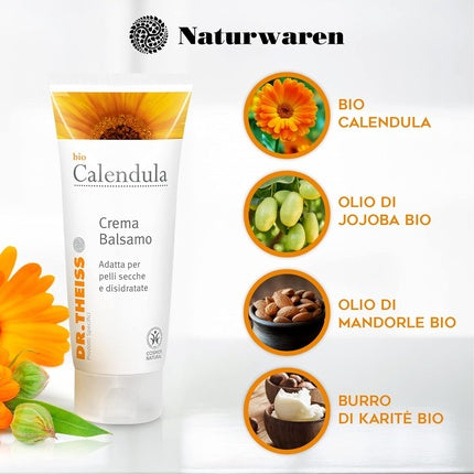 Cremă Balsam, Dr Theiss, Bio Calendula, alb