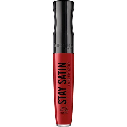 Ruj lichid, Rimmel, Stay Satin, roșu
