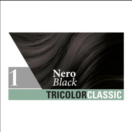 Tricolor Classic Permanent Color 1 Black, Specchiasol, Culoare Neagră, 100 ml