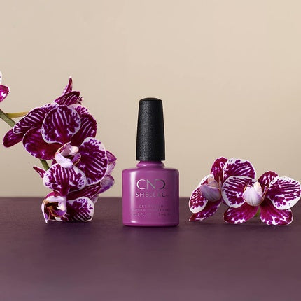 Lac de unghii gel, CND, Shellac Orchid Canopy, roz
