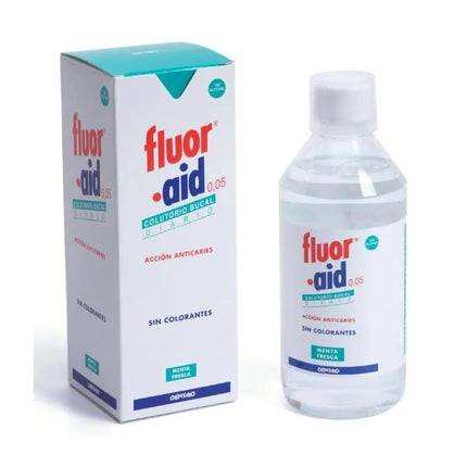 Fluor Aid Fluor Aid 005 Daily Mouthwash, 500ml, Gust Mintă Frescă