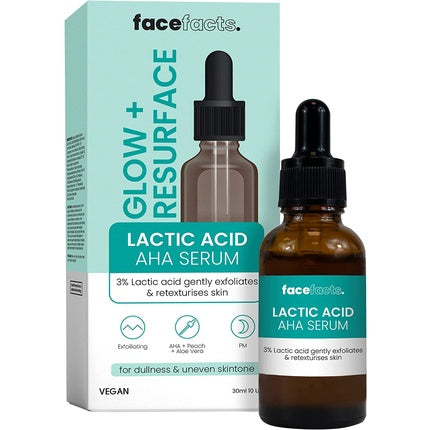 Ser facial Face Facts cu acid lactic, 30 ml