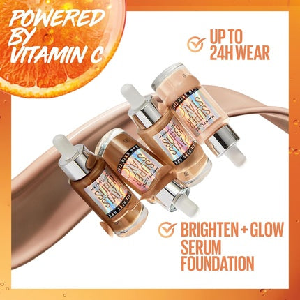 Maybelline Super Stay Skin Tint Foundation With Vitamin C Longlasting Vegan Formula Shade 5